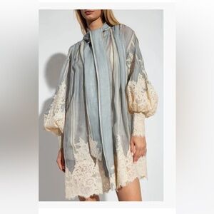 Authentic ZIMMERMANN lace silk lyrical dress 0 US4 NWOT